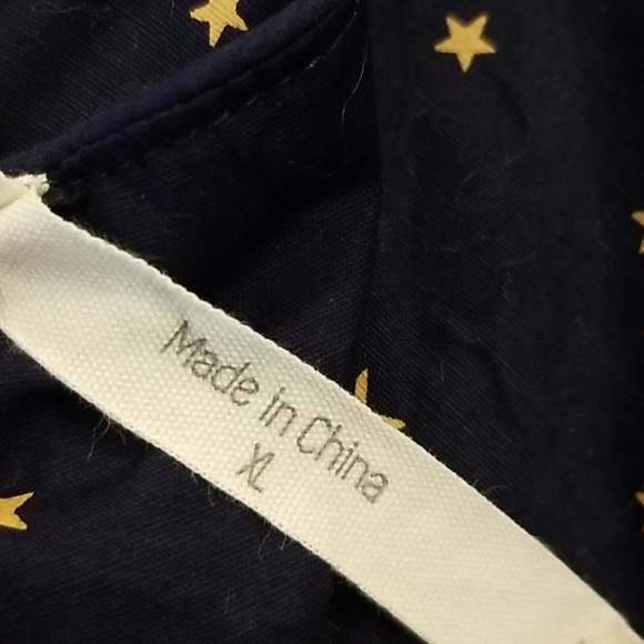 Zest Is Everything Cropped Jumpsuit XL L Stars - Picture 6 of 7